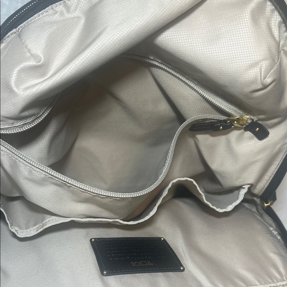 Tumi Halle Black Backpack with Gold Accents main image 4